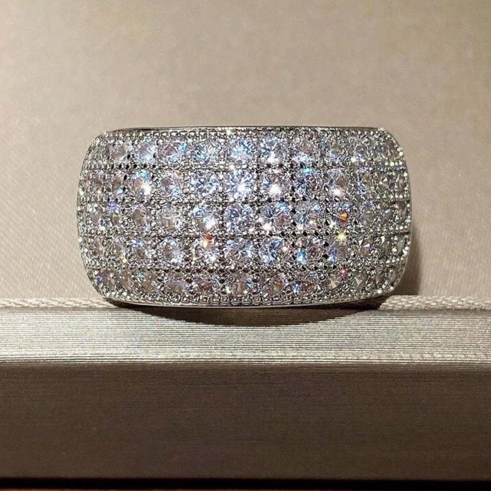 BRIDAL WEDDING  PROMISE RING - Picture 9 of 9